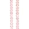 Aurora Borealis Pink Glass Faceted Rondelle Beads, 10mm by Bead Landing™